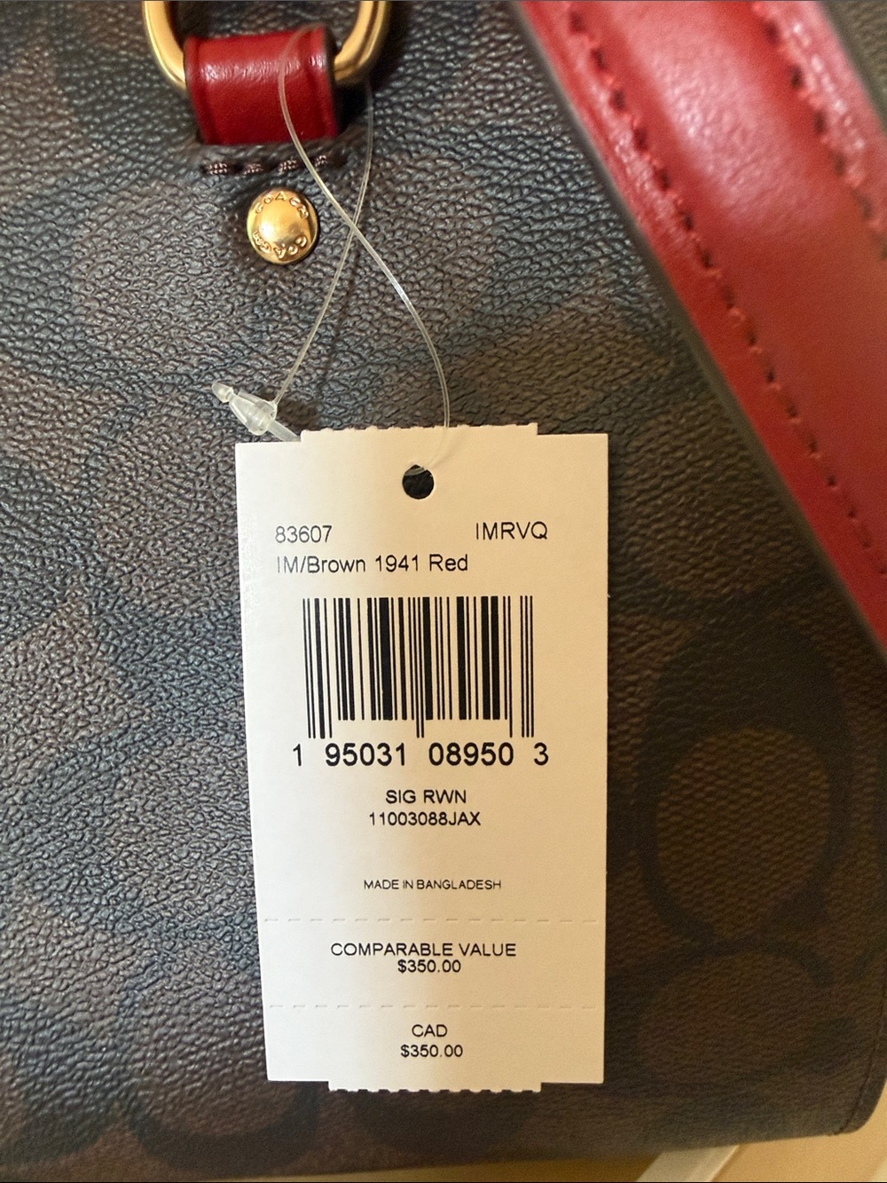 Coach Signature Crossbody Purses Brand New Authentic 10x7.5 - Picture 4 of 10